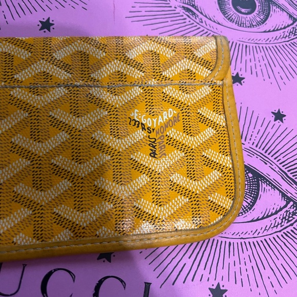 100% AUTH GOYARD SAINT LOUIS POUCH CLUTCH WALLET - Picture 9 of 13